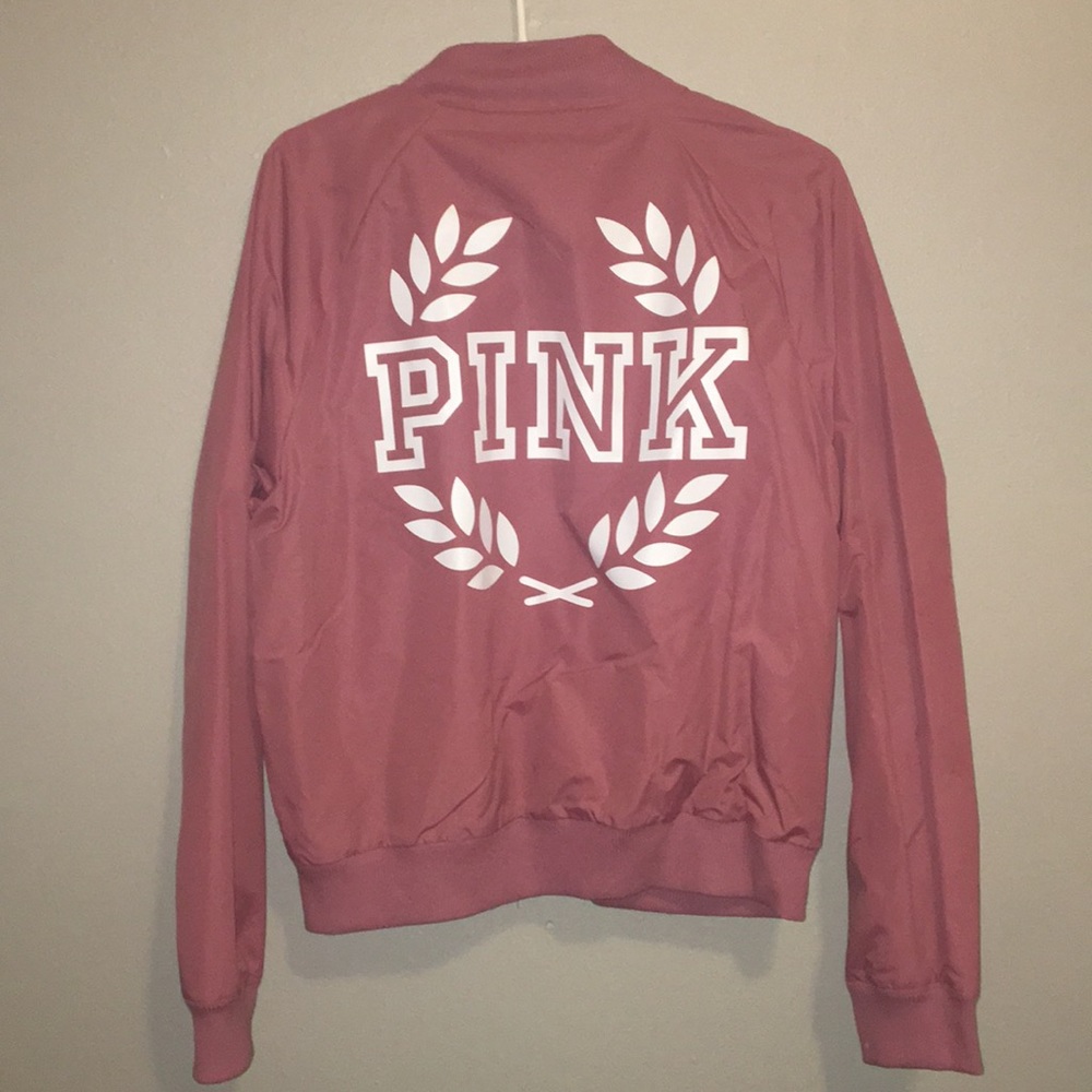 PINK VS Bomber Jacket in Begonia